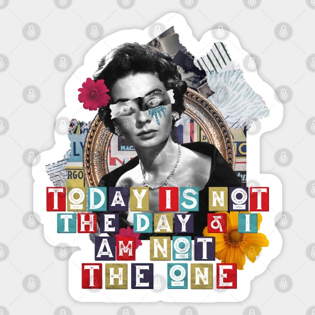 I Am Not The One Sticker by Inky Icarus